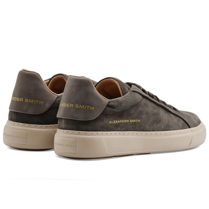 Sneakers Alexander Smith Soho Man Uomo Dark Brown In Camoscio