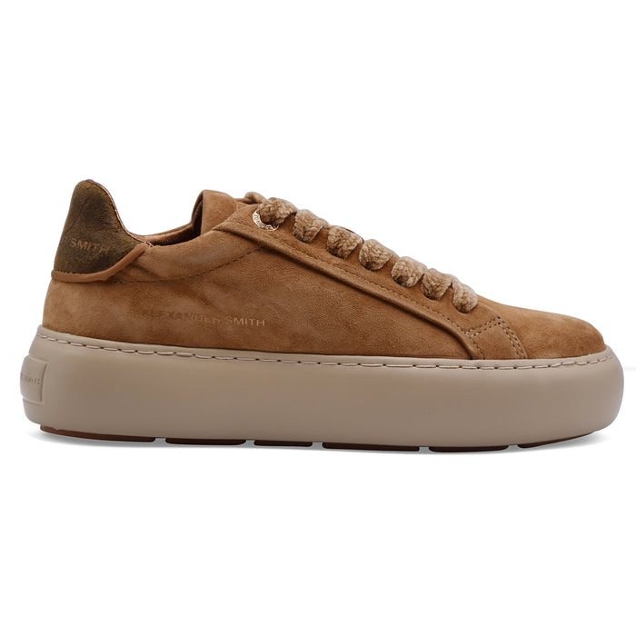 Sneakers Alexander Smith Soho Woman Donna Cognac In Camoscio