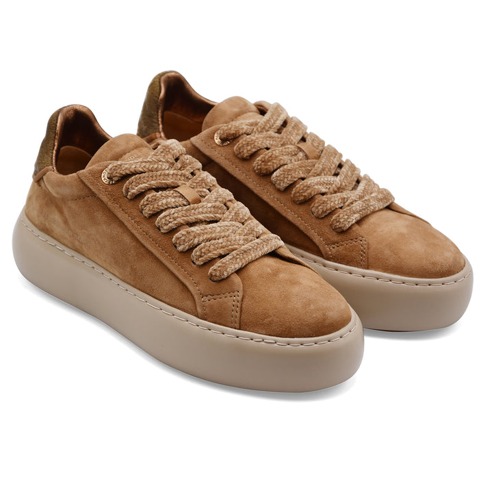 Sneakers Alexander Smith Soho Woman Donna Cognac In Camoscio