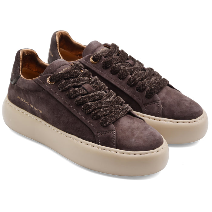Sneakers Alexander Smith Soho Woman Marrone Donna In Camoscio