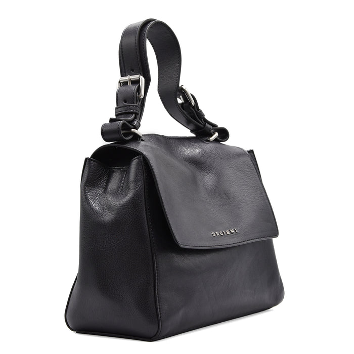 Borsa Orciani Sveva Lagoon Donna Nera Design Essenziale Elegante