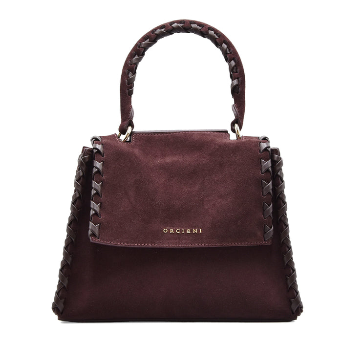 Borsa Donna Orciani Sveva Peach Cross Burgundy Design Elegante