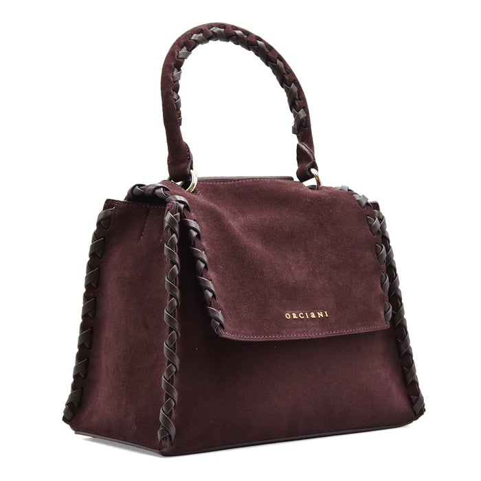 Borsa Donna Orciani Sveva Peach Cross Burgundy Design Elegante