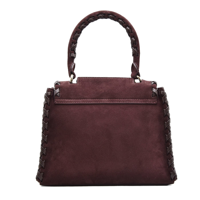Borsa Donna Orciani Sveva Peach Cross Burgundy Design Elegante