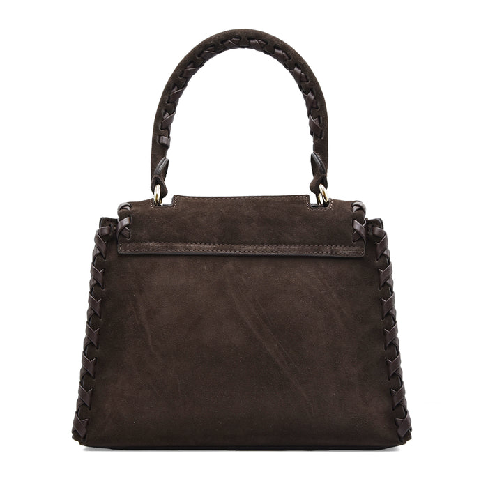 Borsa Orciani Sveva Peach Cross Donna Testa Di Moro Logo Frontale