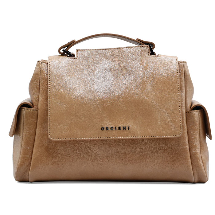 Borsa A Mano Orciani Sveva Stark Small In Pelle Con Tracolla