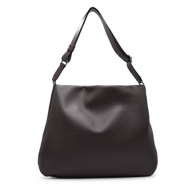 Borsa Orciani Diana Scooby Pelle Martellata Soft Testa Di Moro