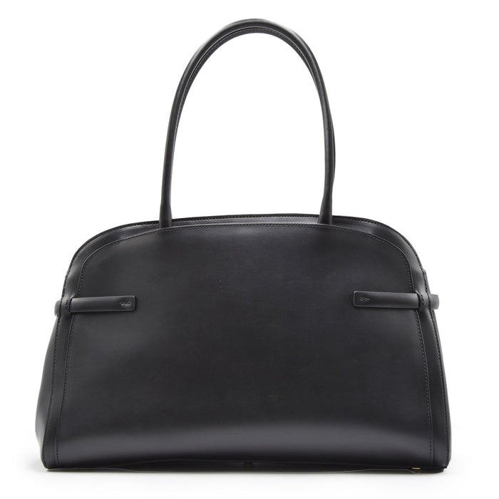 Borsa Orciani Donna Aura Alba Large Pelle Nera Made in Italy