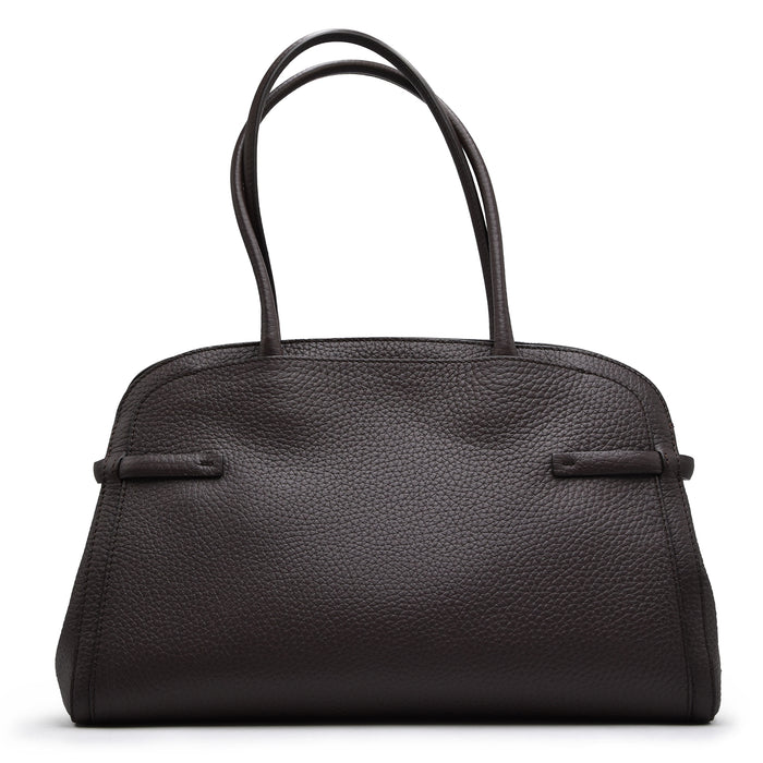 Borsa Orciani Donna Pelle Martellata Soft Marrone Testa Di Moro