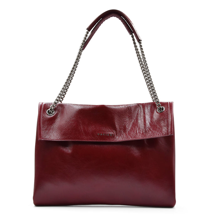 Borsa Orciani Donna Venus Midi Pelle Gotham Chianti Con Tracolla