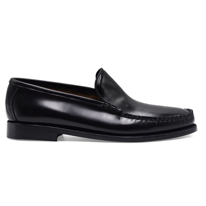 Mocassini Uomo G.H. BASS Weejuns Cobra Venetian Nero In Pelle