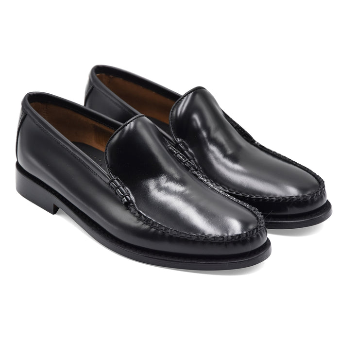 Mocassini Uomo G.H. BASS Weejuns Cobra Venetian Nero In Pelle