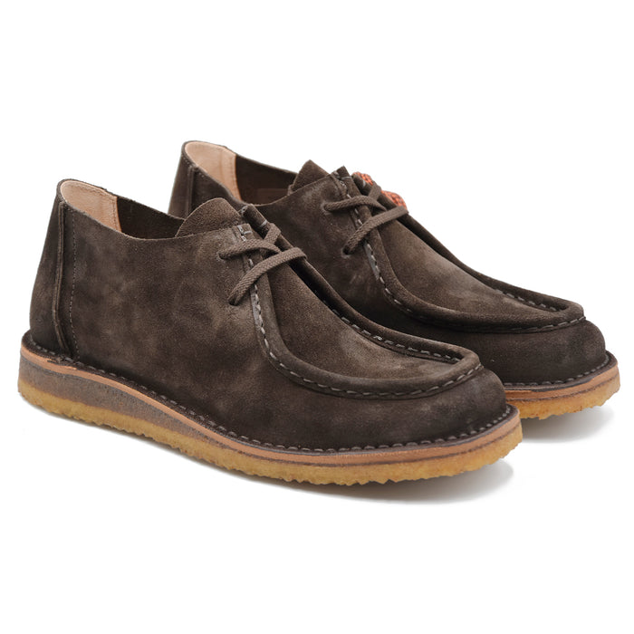 Astorflex Uomo Allacciata Beenflex Marrone Pelle Scamosciata