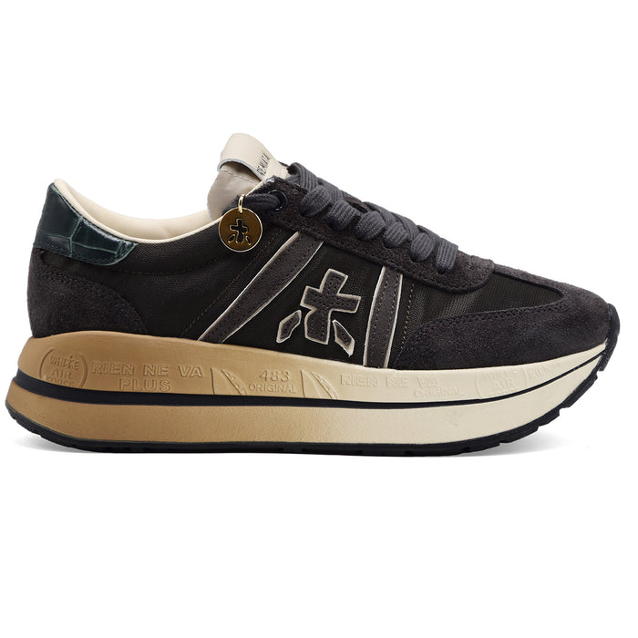 Sneakers Premiata Donna Bethcoin 8505 Testa Moro Logo Laterale
