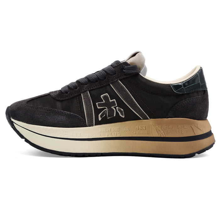 Sneakers Premiata Donna Bethcoin 8505 Testa Moro Logo Laterale