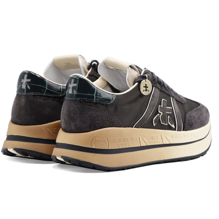Sneakers Premiata Donna Bethcoin 8505 Testa Moro Logo Laterale