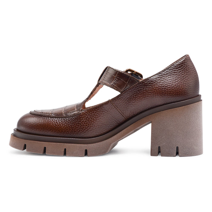 Mary Jane Hispanitas Donna Bolero Marrone Con Fibbia Regolabile