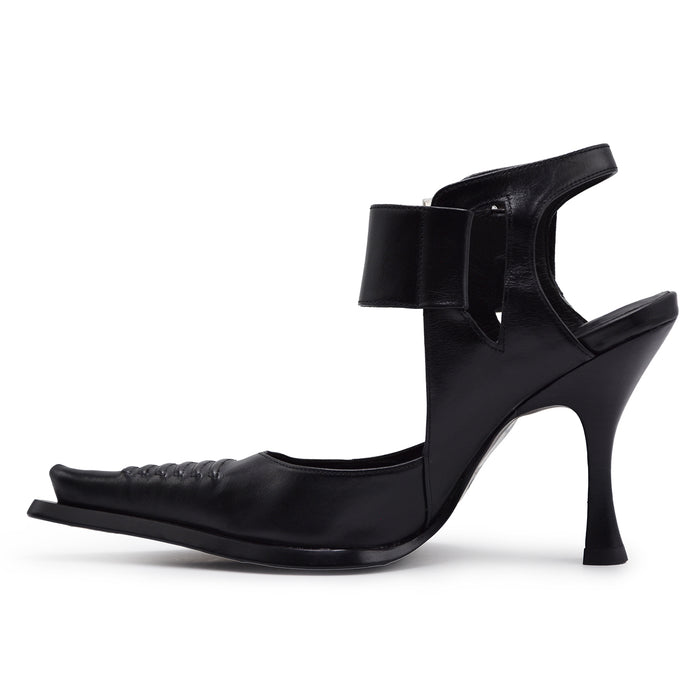 Chanel Jeffrey Campbell Donna DIRECTED Nero Con Punta Goffrata