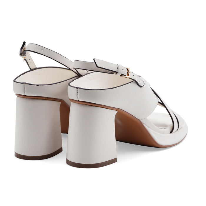 Sandali Elvio Zanon Donna BN5201X In Vera Pelle Tonalità Burro