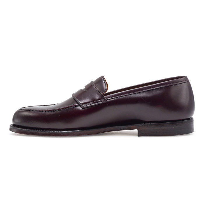 Mocassini Uomo Crockett & Jones Boston Burgundy Cavalry Calf