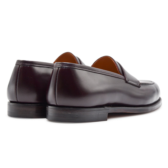 Mocassini Uomo Crockett & Jones Boston Burgundy Cavalry Calf