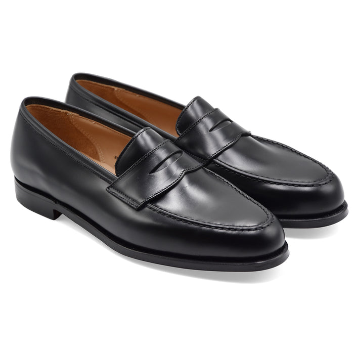 Mocassini Crockett & Jones Boston Uomo Iconico In Pelle Nera