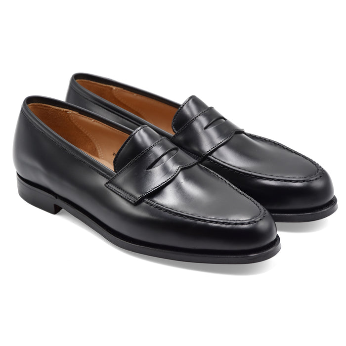 Mocassini Crockett & Jones Boston Uomo Iconico In Pelle Nera