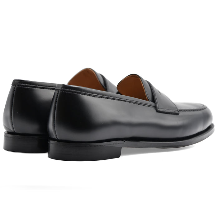 Mocassini Crockett & Jones Boston Uomo Iconico In Pelle Nera