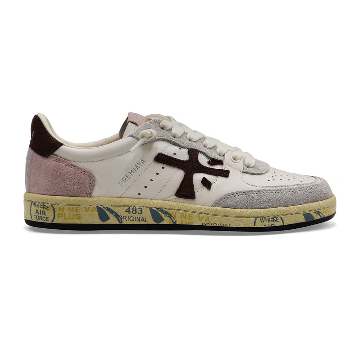 Premiata Women's Sneakers BSKTCLAD VAR.8284 Soft White Leather