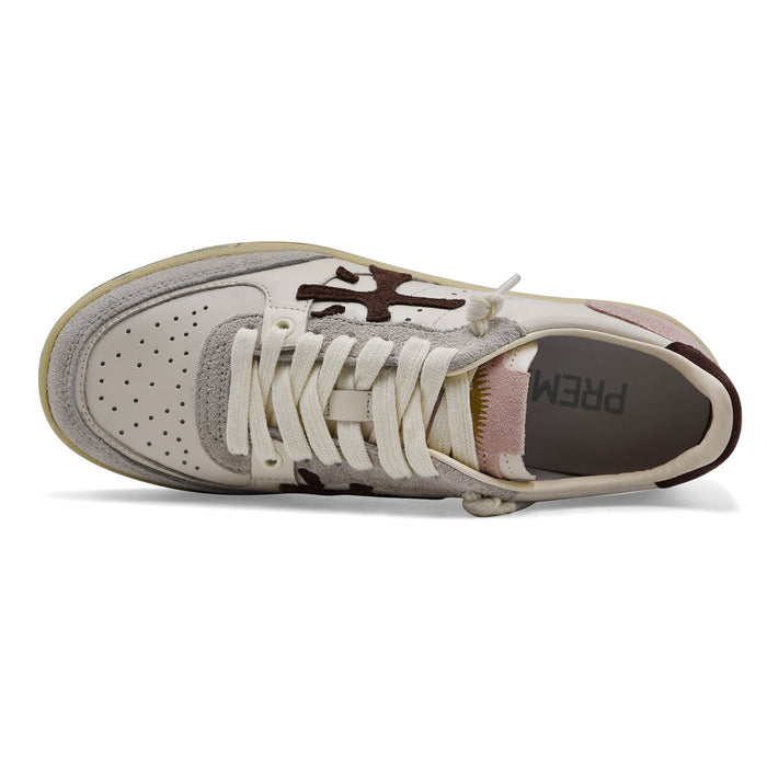 Premiata Women's Sneakers BSKTCLAD VAR.8284 Soft White Leather