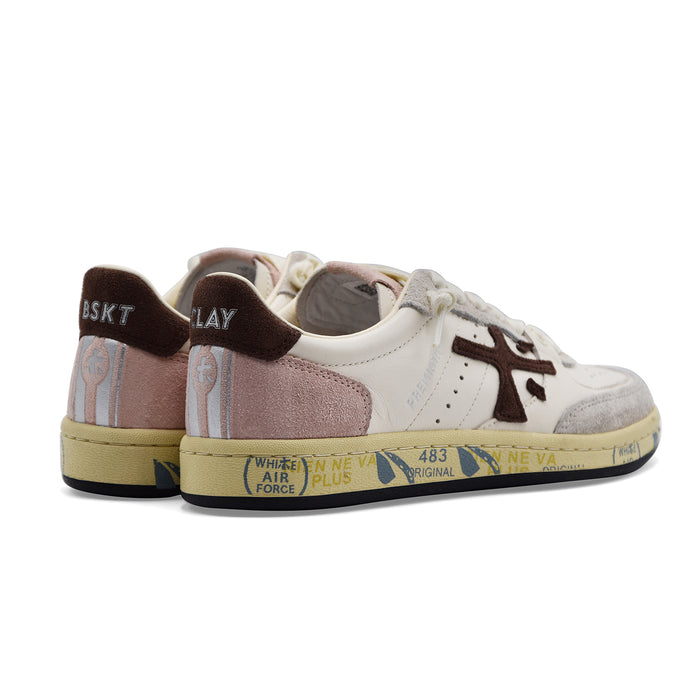 Premiata Women's Sneakers BSKTCLAD VAR.8284 Soft White Leather