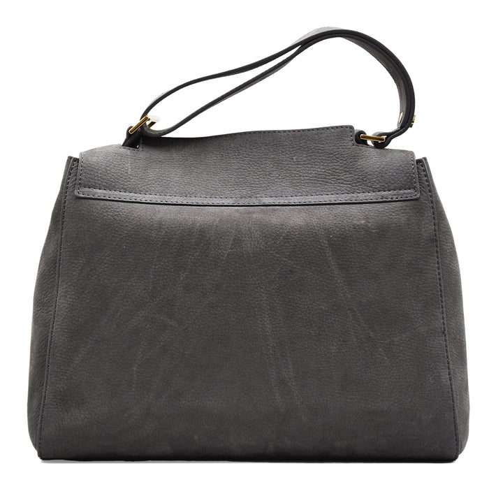 Borsa Donna Orciani Sveva Nabuk Carbone Design Elegante Chic