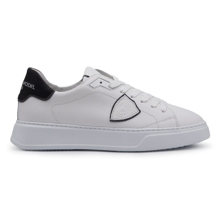 Sneakers Philippe Model Uomo Temple Bianco Con Talloncino Nero
