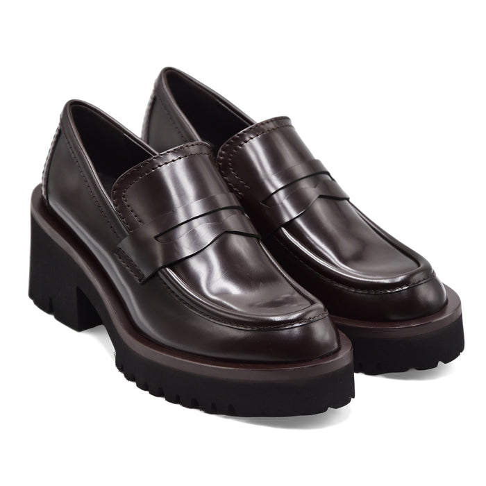 Mocassini Donna Guglielmo Rotta Cady Ebony Vaschetta Frontale