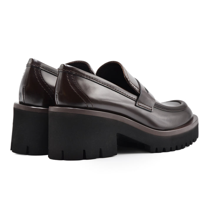 Mocassini Donna Guglielmo Rotta Cady Ebony Vaschetta Frontale