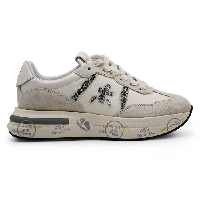 Sneakers Premiata Cassie 7682 Panna Beige Dallo Stile Iconico