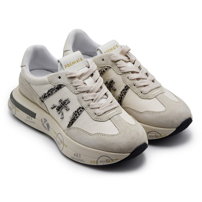 Sneakers Premiata Cassie 7682 Panna Beige Dallo Stile Iconico