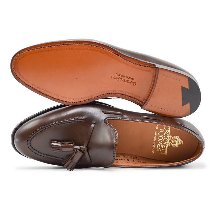 Mocassini Crockett & Jones Cavendish Dark Brown Burnished Calf