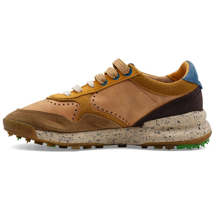 Satorisan Men's Chacrona Yellow Suede Sneakers