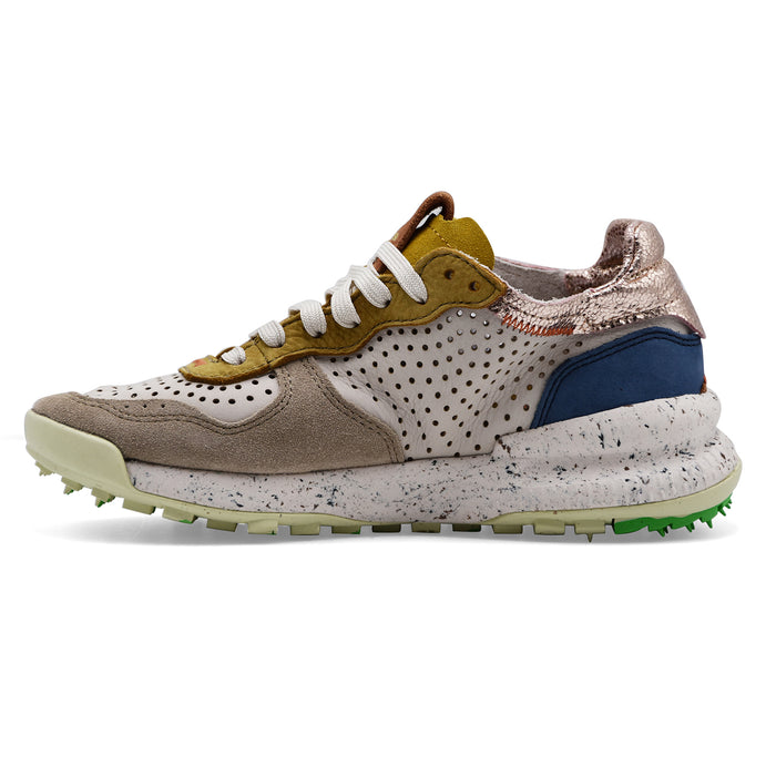Satorisan Sneakers Da Donna Chacrona Pelle Traforata Multicolor