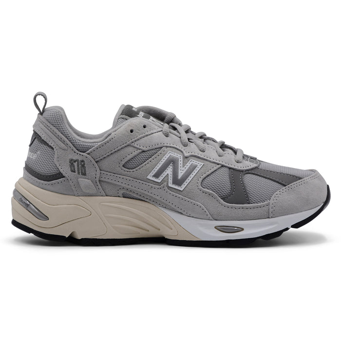 New Balance 878 Men's Suede Mesh Grey Sneakers with ABZORB Sole