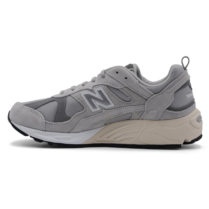 New Balance 878 Men's Suede Mesh Grey Sneakers with ABZORB Sole
