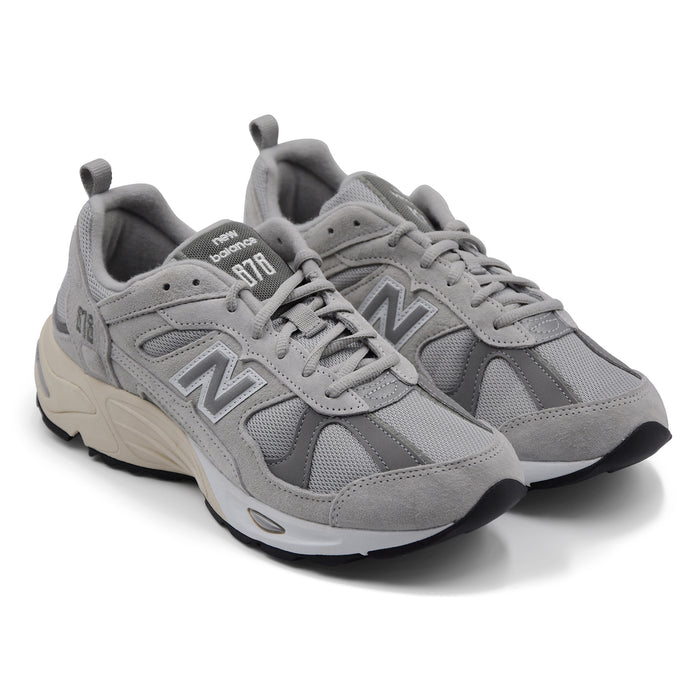 New Balance 878 Men's Suede Mesh Grey Sneakers with ABZORB Sole