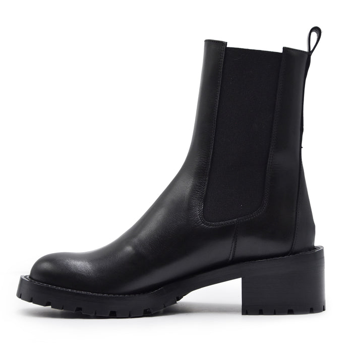 Stivaletti Guglielmo Rotta Donna Pelle Pregiata Nero COLE RANCH