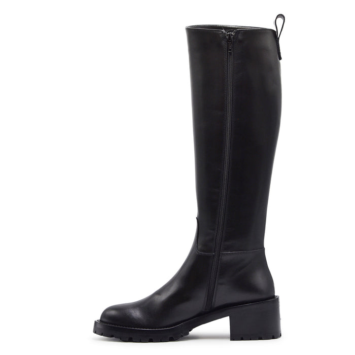 Stivali Guglielmo Rotta Donna COLIN RANCH In Pelle Nero Con Zip