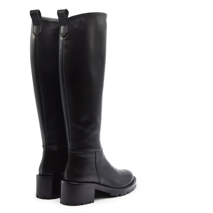 Stivali Guglielmo Rotta Donna COLIN RANCH In Pelle Nero Con Zip