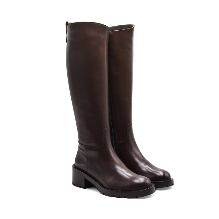 Stivali Cavallerizzo Donna Guglielmo Rotta Colin Cioccolato