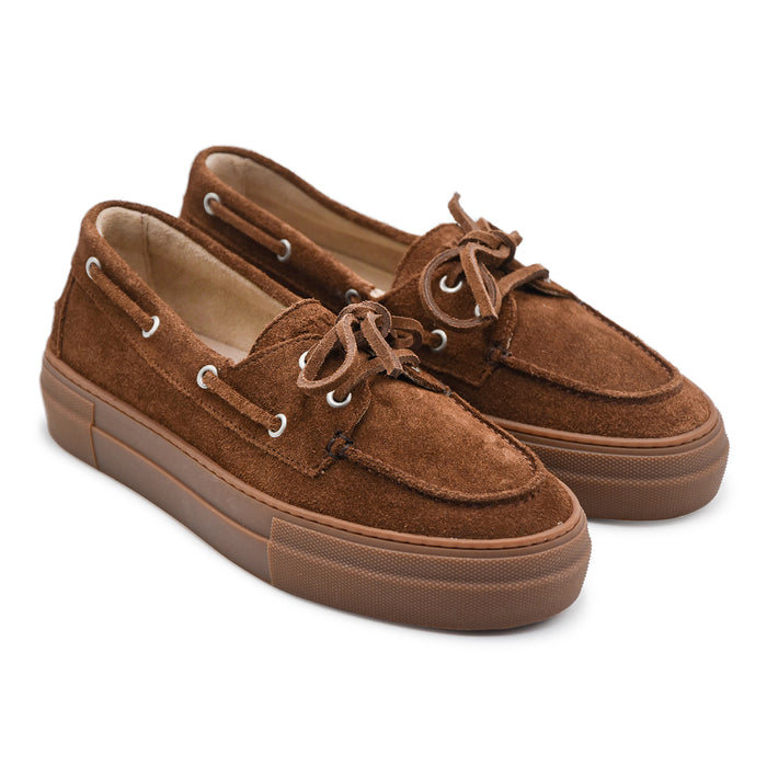 Allacciata Copenhagen Studios Donna CPH177 In Camoscio Marrone