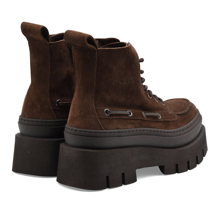 Anfibi Donna Copenhagen Studios CPH697 Pelle Scamosciata Marrone