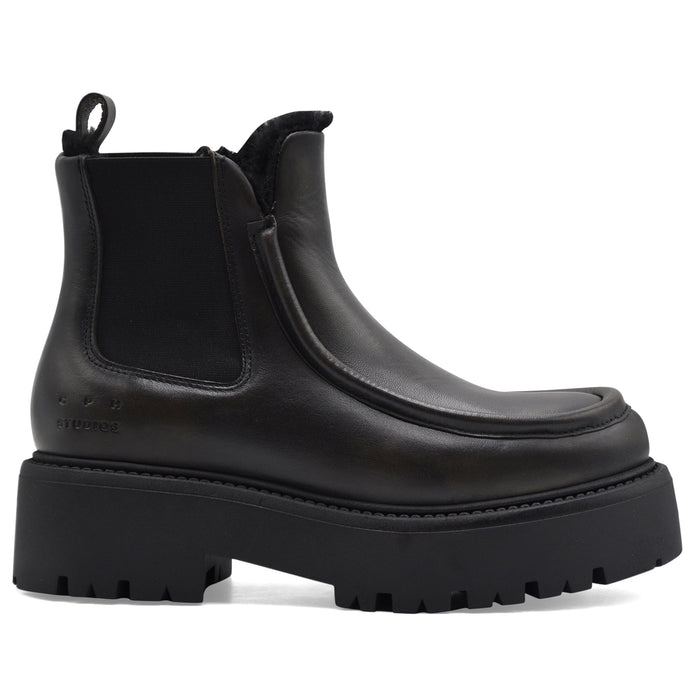 Copenhagen Studios Stivaletto Donna CPH725 Nero Teddy Interno